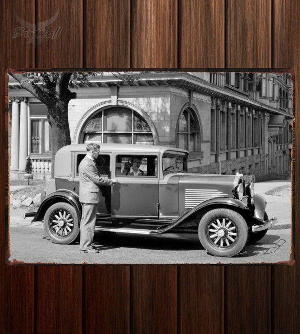 Металлическая табличка Willys Six Model 97 Sedan Металлическая табличка Willys Six Model 97 Sedan